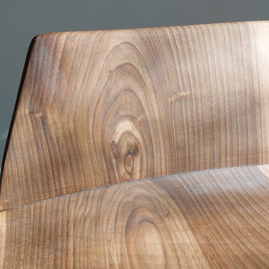 Walnut Bar Stool - Backrest Edition