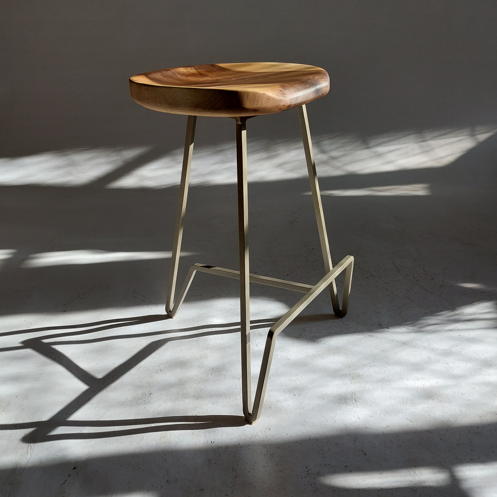 Walnut Bar Stool
