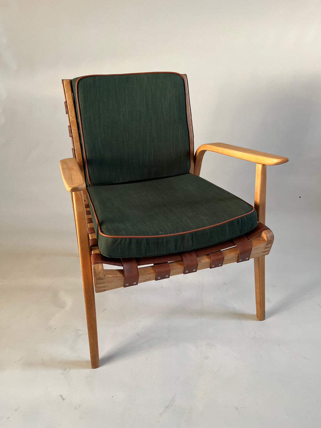 70s Vintage Armchair & Stool