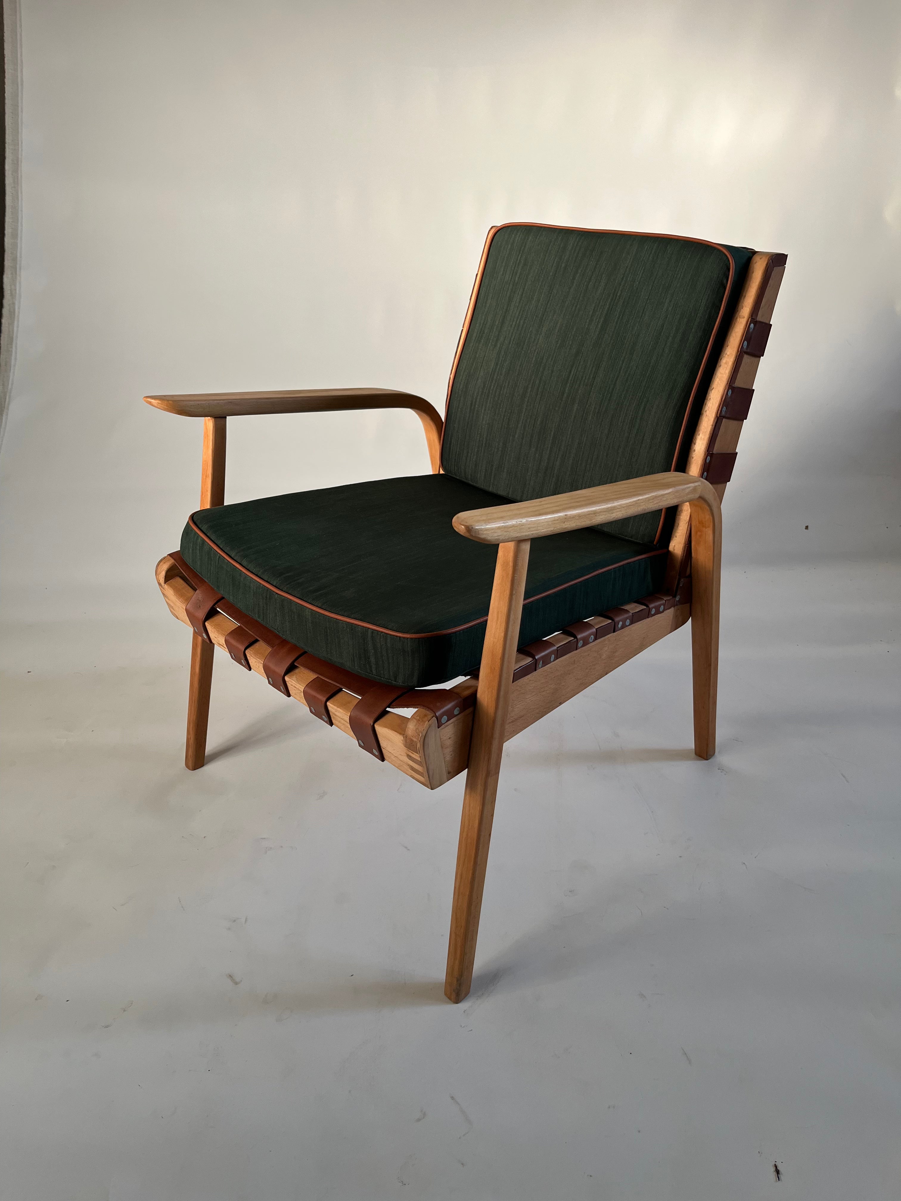 70s Vintage Armchair & Stool