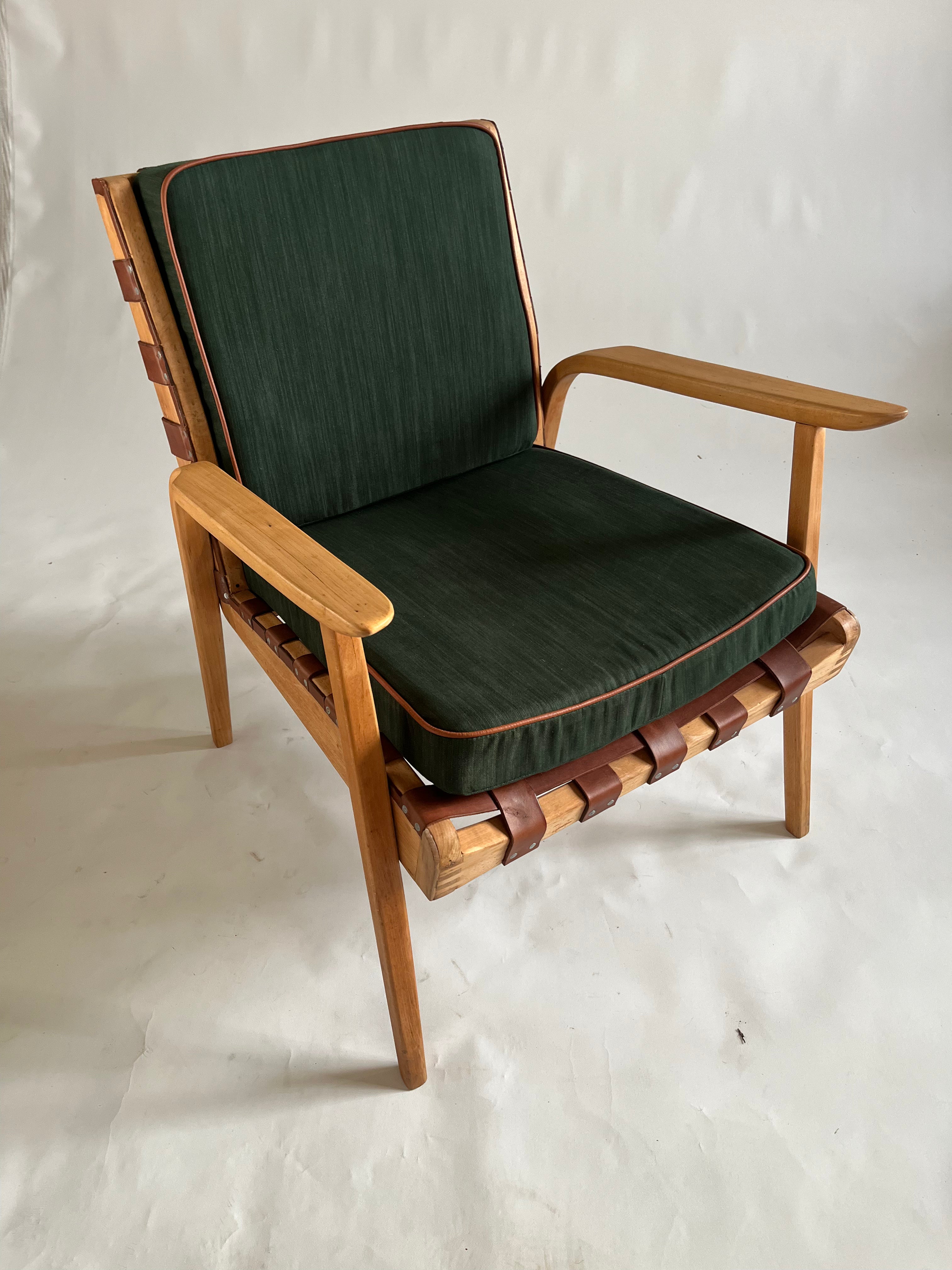 70s Vintage Armchair & Stool