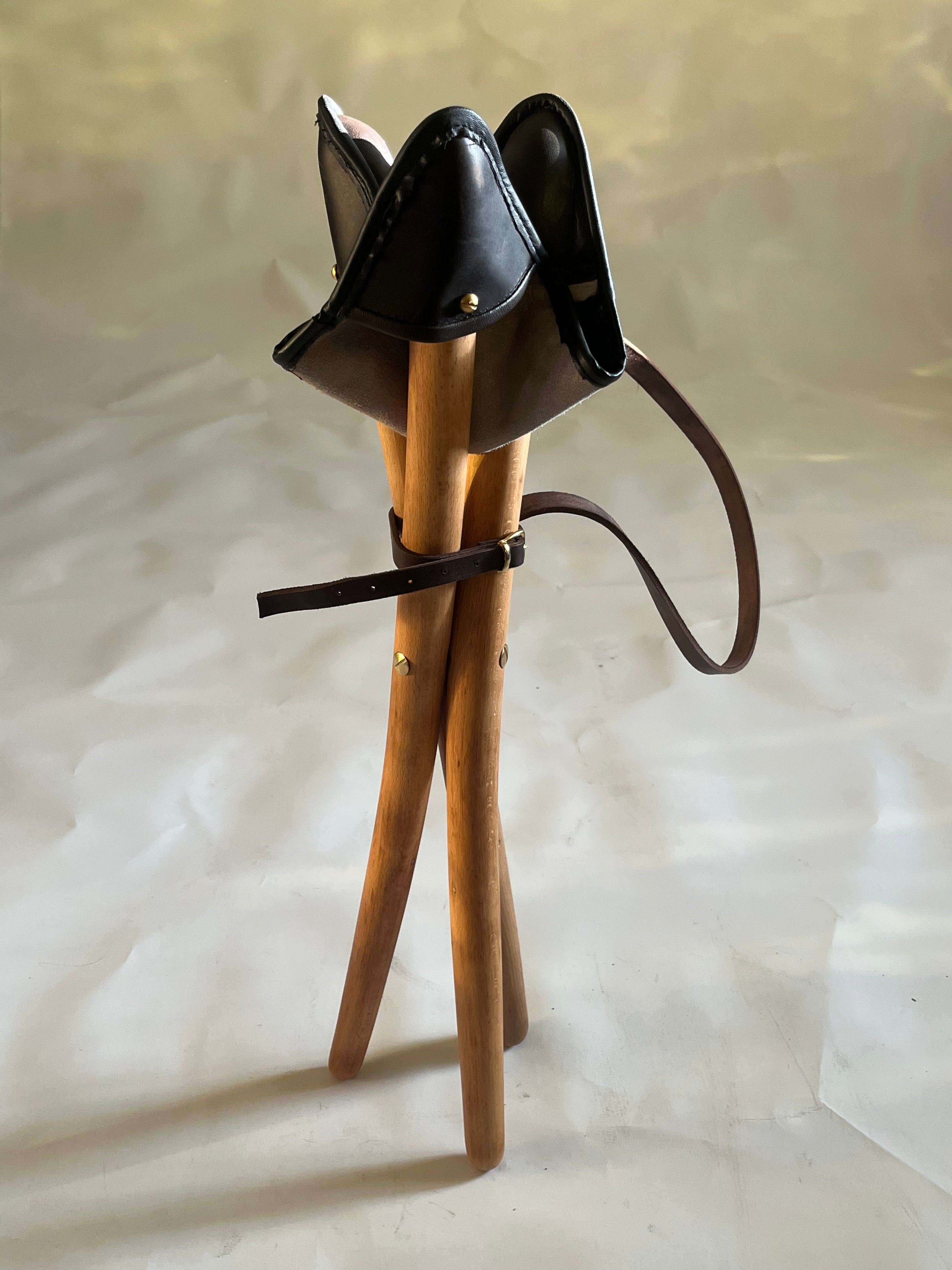 Bent Wood Tripod Chair