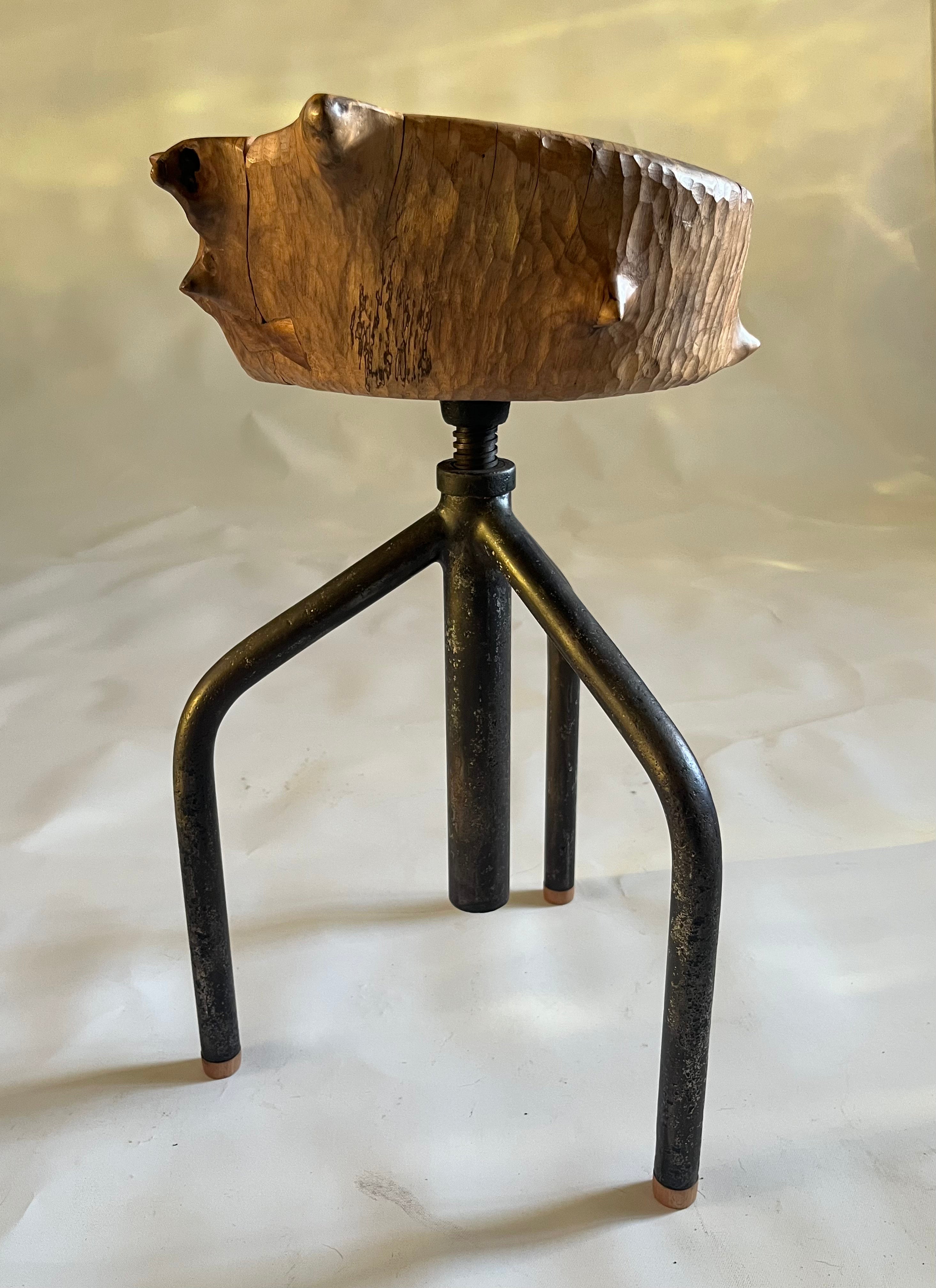 Stool #3 — Walnut Sculpture