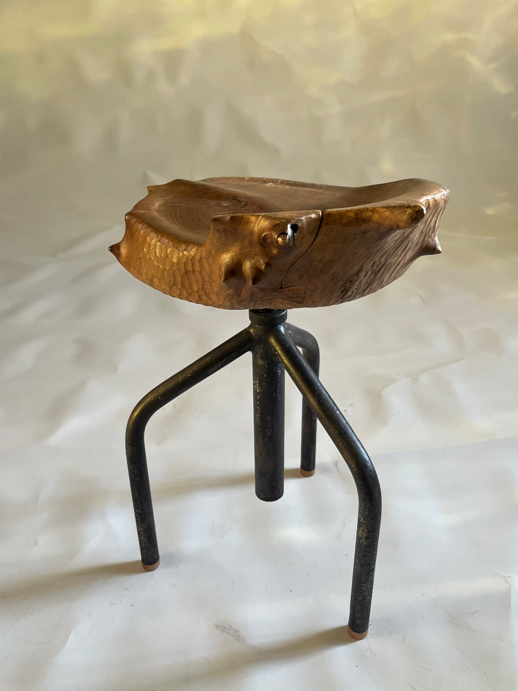 Stool #3 — Walnut Sculpture