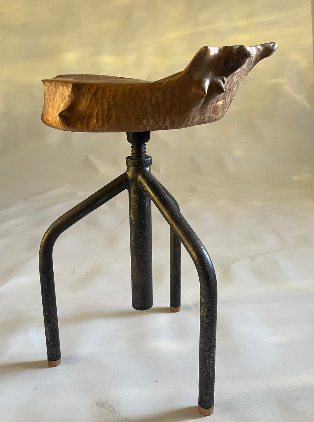 Stool #3 — Walnut Sculpture