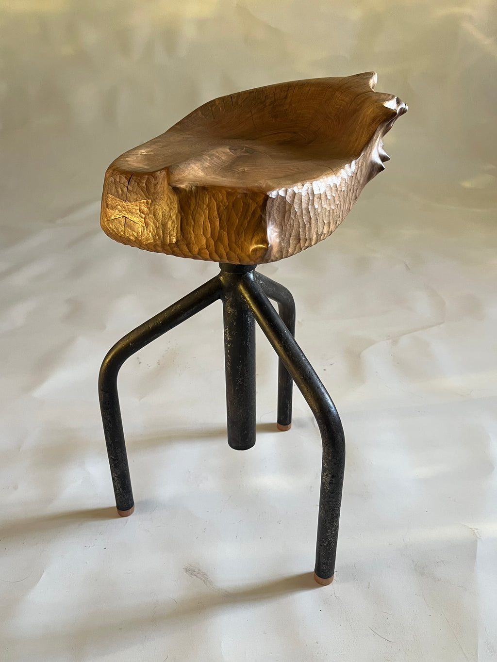 Stool #3 — Walnut Sculpture