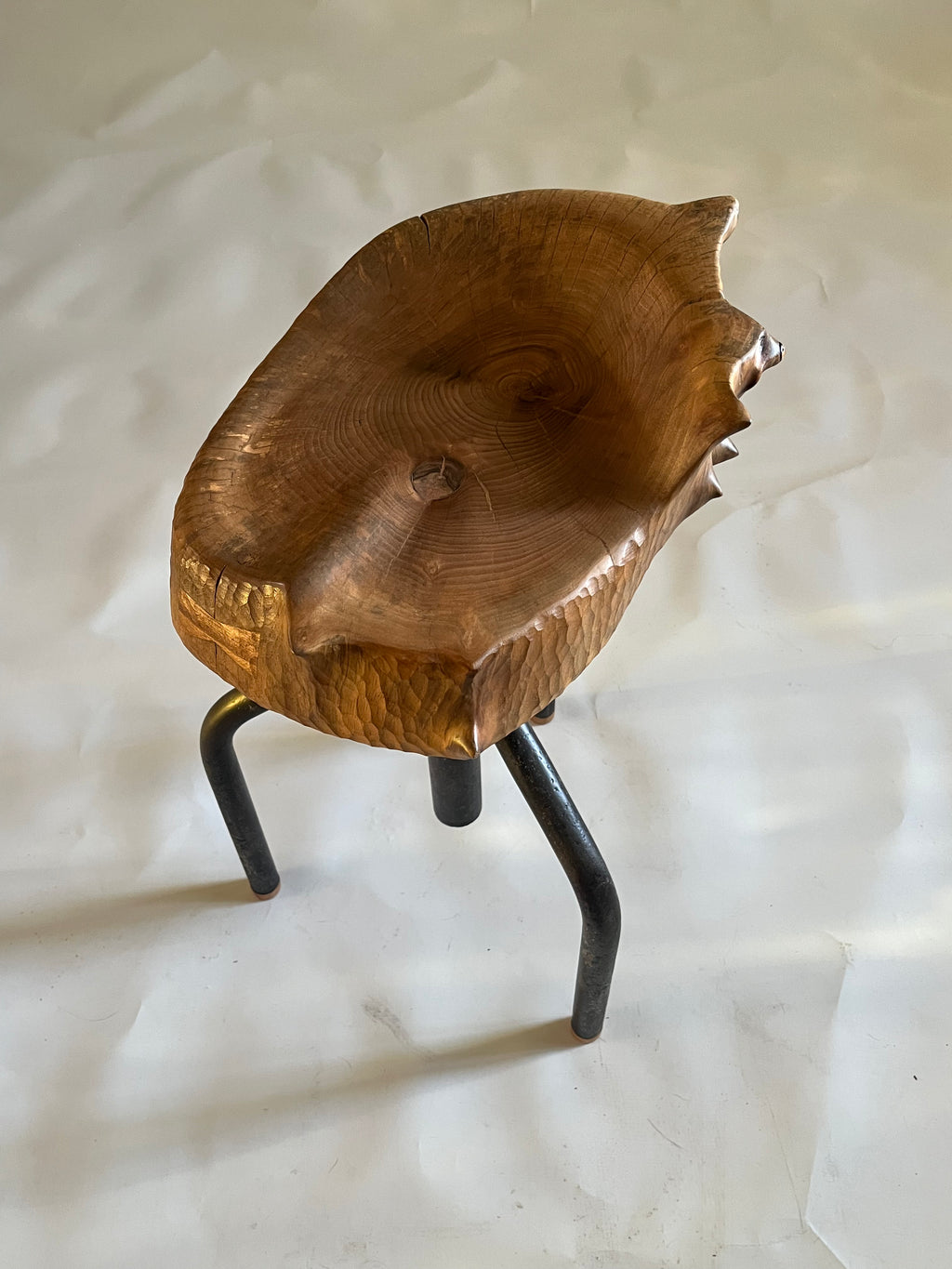 Stool #3 — Walnut Sculpture