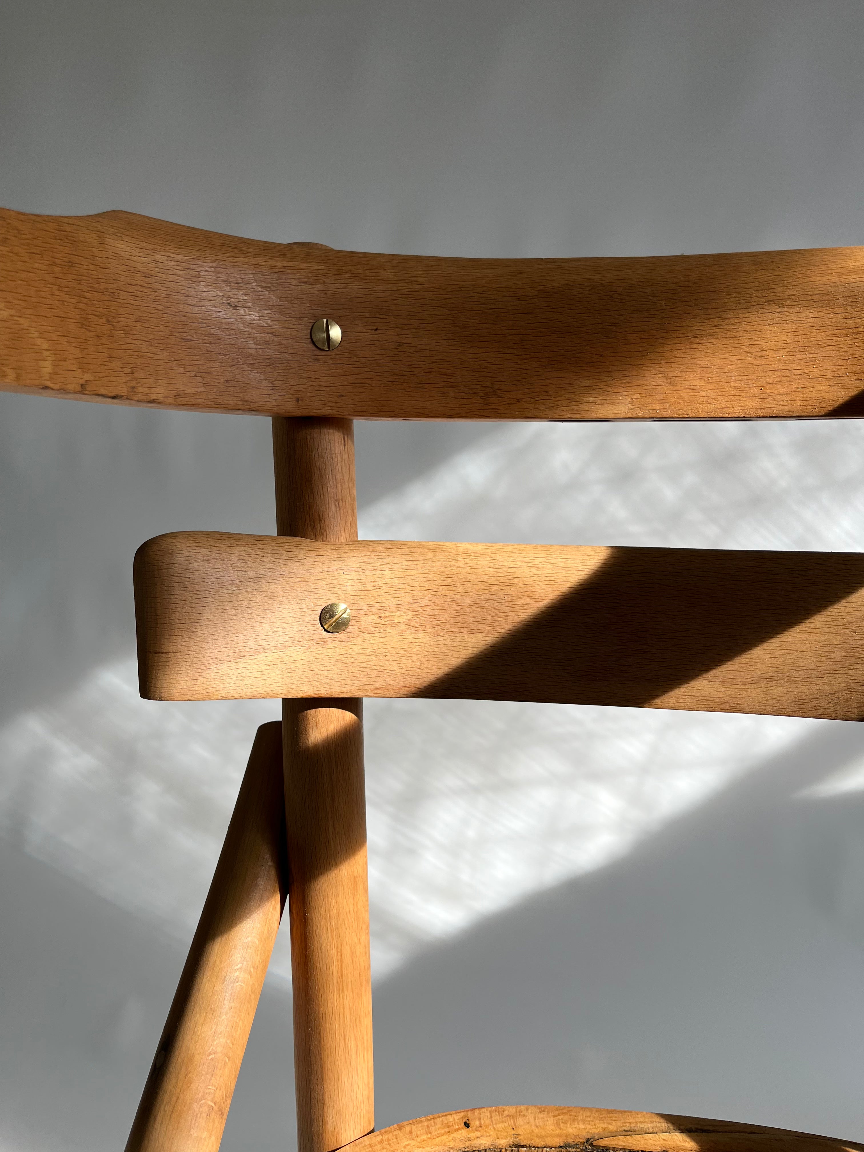 Tattooed Seat Chair - Reclaimed Bentwood Vintage Chair Collage