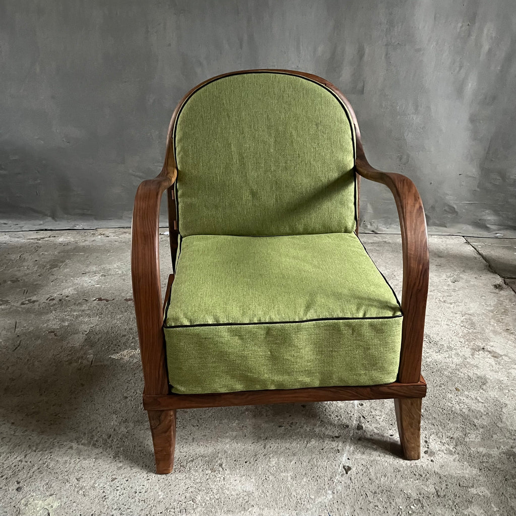 Belt Armchair & Ottoman – 70s Base