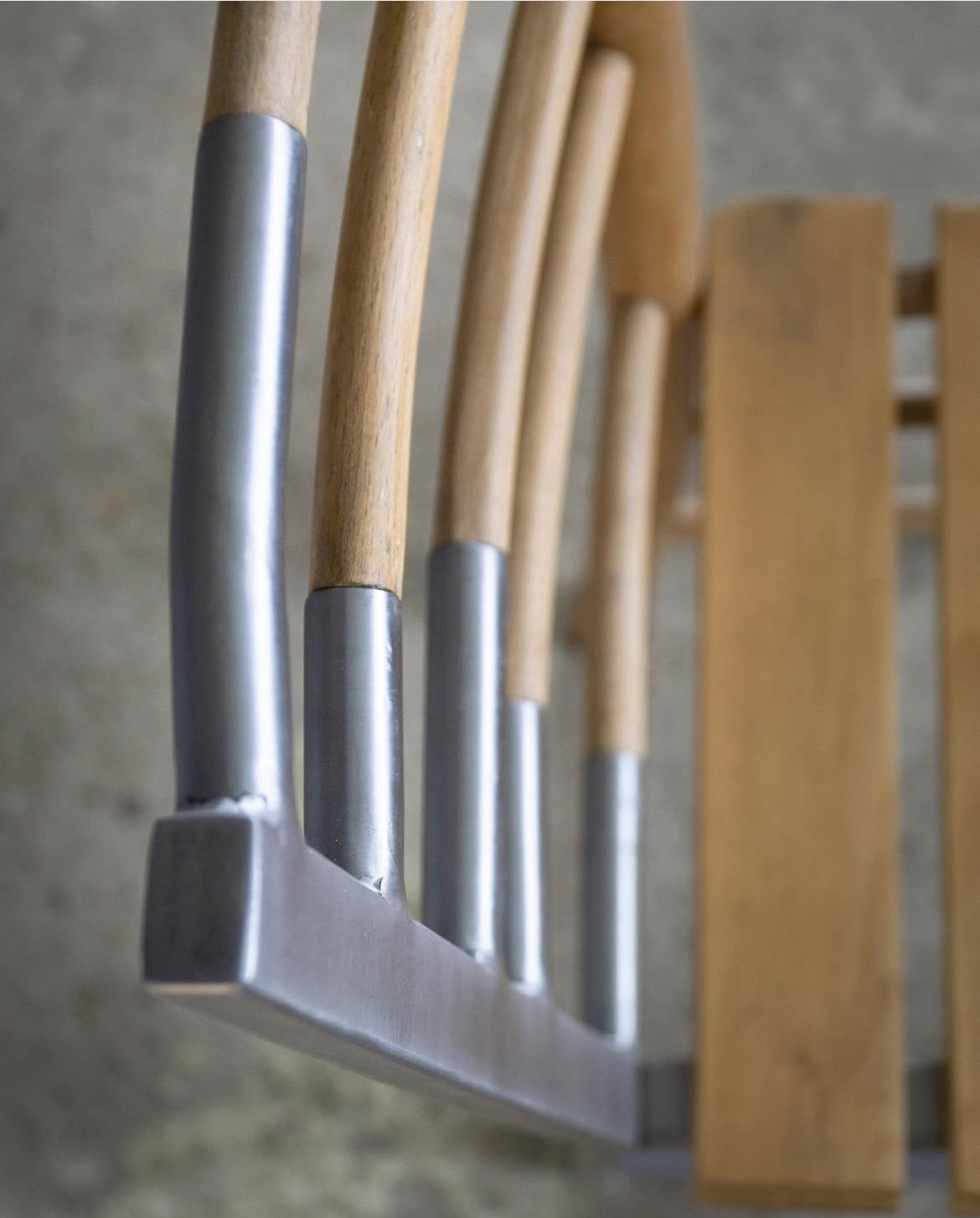 Cyborg Chair – Reclaimed Wood & Steel Frame Dining Chair